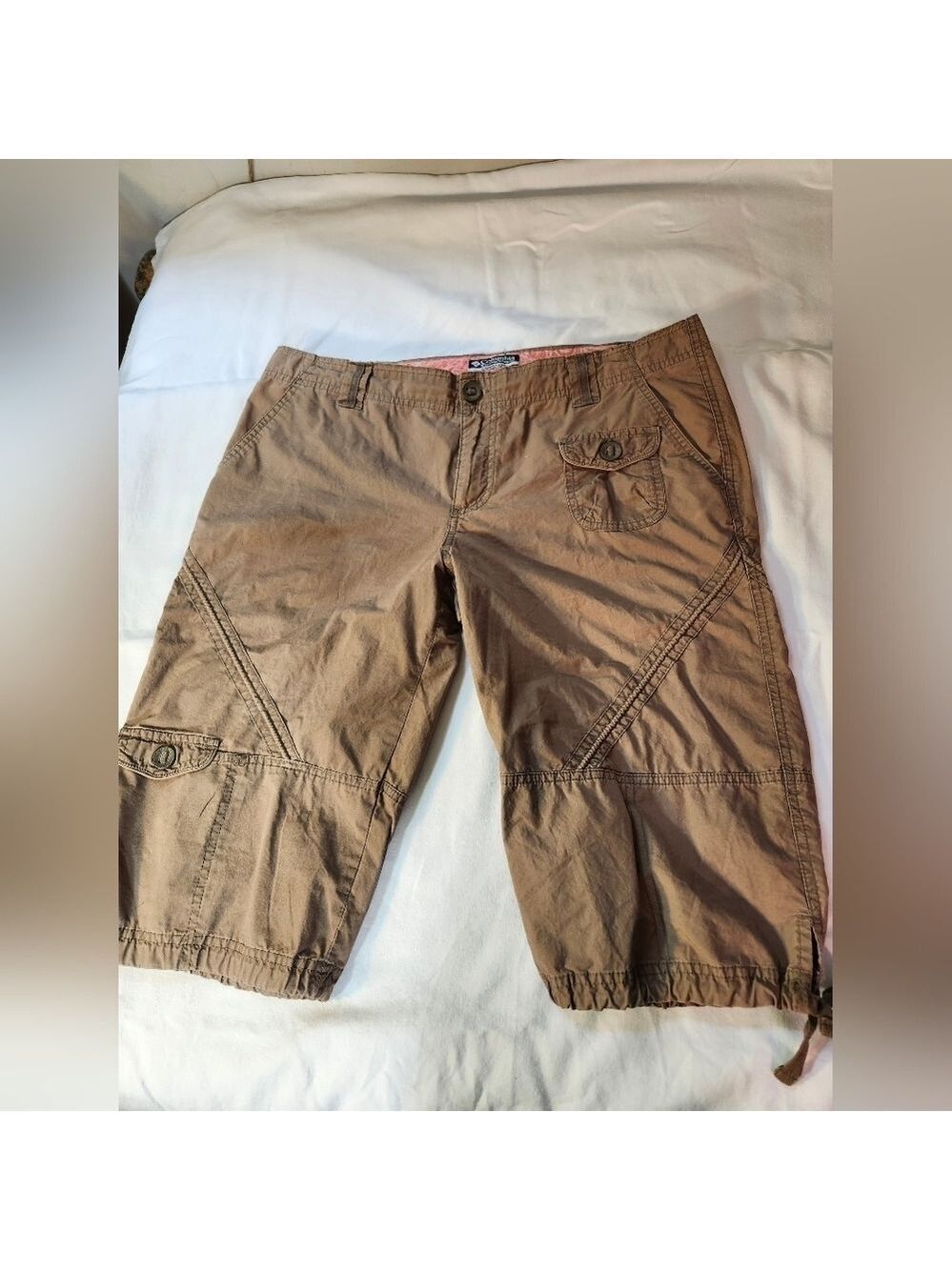 Columbia Brown Capri Hiking Camping Outdoors Sz 12